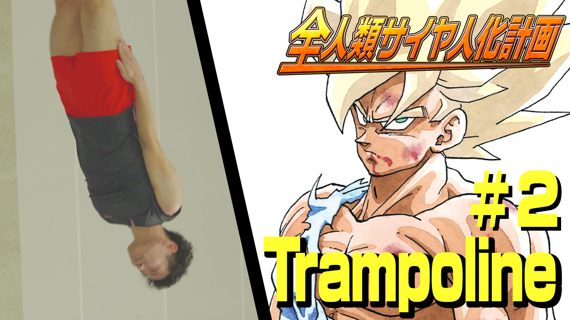 全人類サイヤ人化計画 トランポリン 堺選手 #2