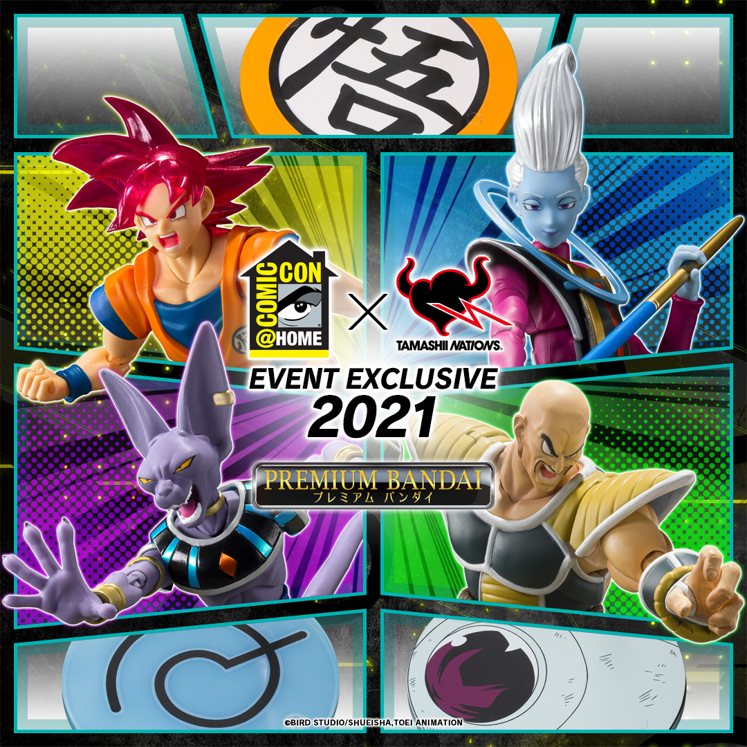 海外で発売するTAMASHII NATIONS「Comic-Con @ Home2021」限定アイテムのPVが公開中!!