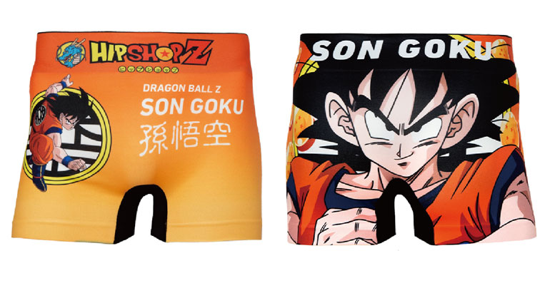 アンダーウェアブランド「HIPSHOP」が『ドラゴンボールZ』とコラボレーション!