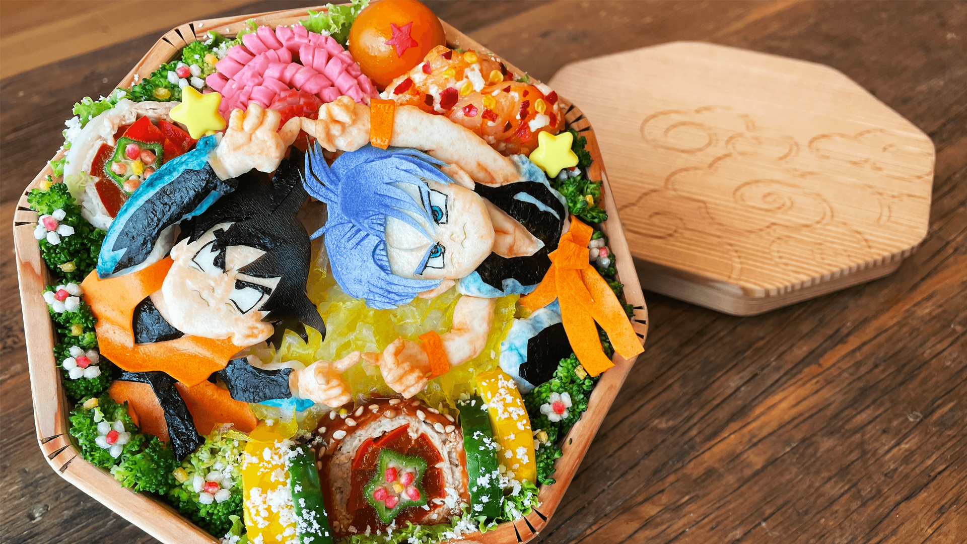 ドラゴンボール キャラ弁祭り あの名シーンを日本の食材で再現してみた 後編 公式 ドラゴンボールオフィシャルサイト ドラゴンボール キャラ弁祭り あの名シーンを日本の食材で再現してみた 後編 公式 ドラゴンボールオフィシャルサイト