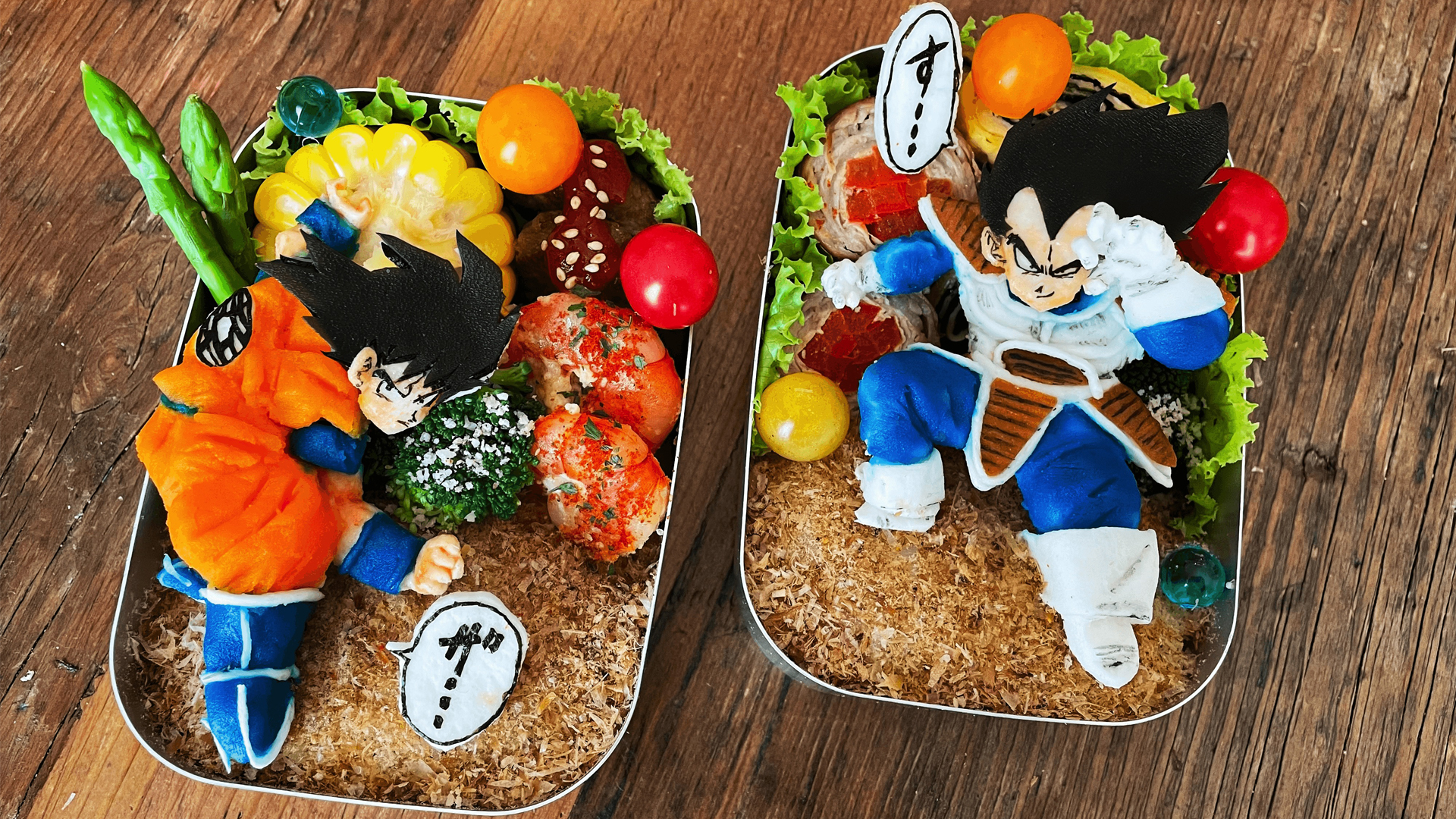 ドラゴンボール キャラ弁祭り あの名シーンを日本の食材で再現してみた 前篇 公式 ドラゴンボールオフィシャルサイト ドラゴンボール キャラ弁祭り あの名シーンを日本の食材で再現してみた 前篇 公式 ドラゴンボールオフィシャルサイト