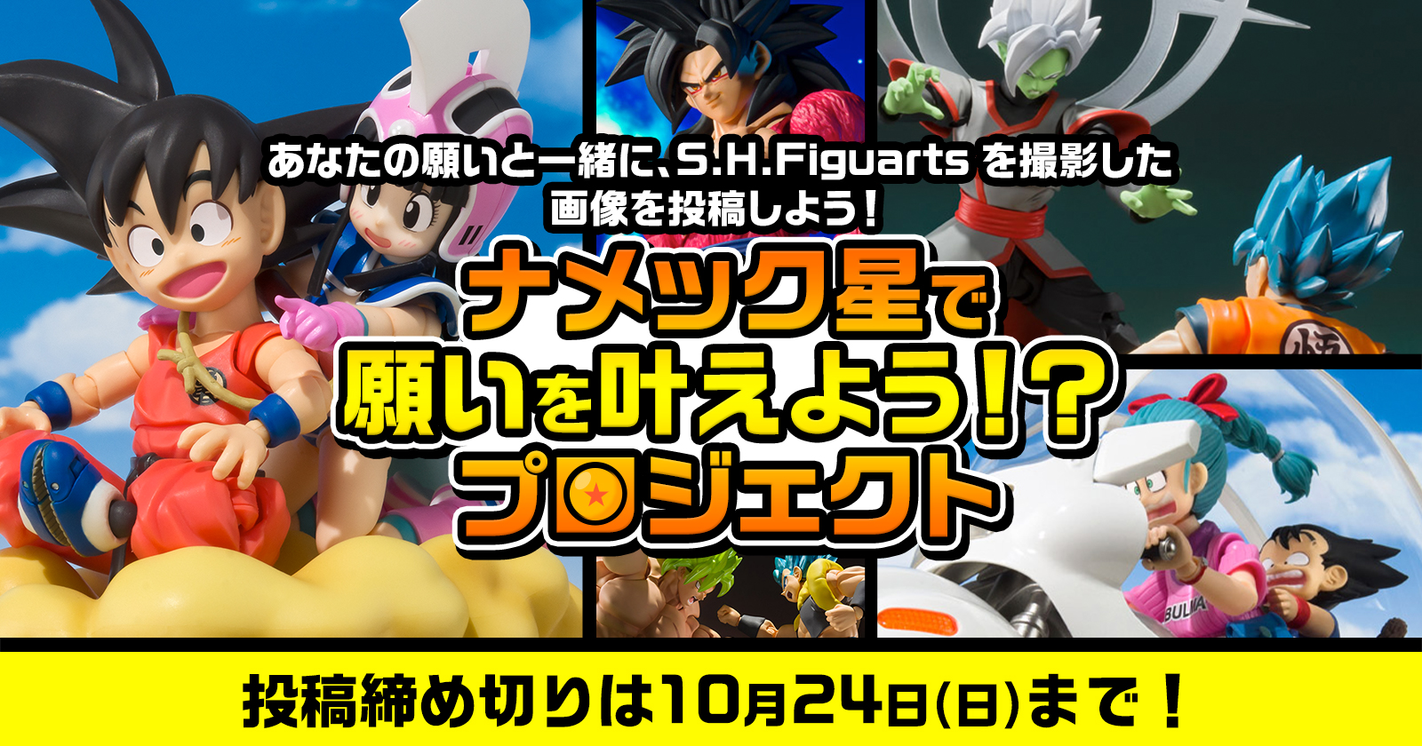 【今週末まで】ナメック星で願いを叶えよう!?プロジェクト