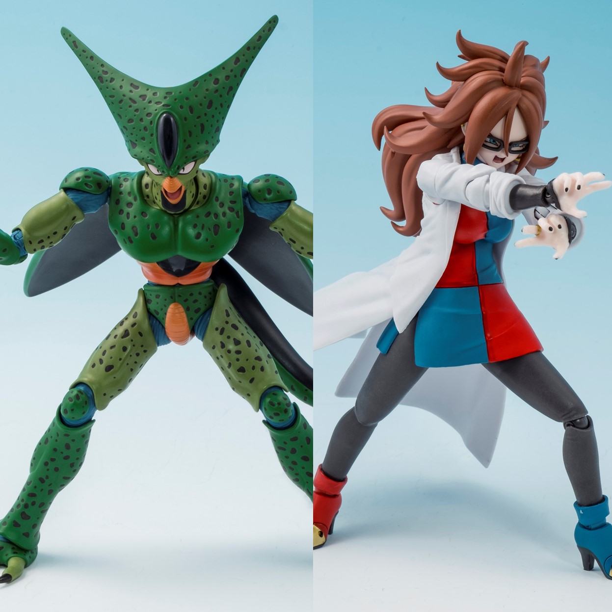 S.H.Figuarts撮りおろしレビュー!【人造人間21号(白衣)】【セル第一形態】編