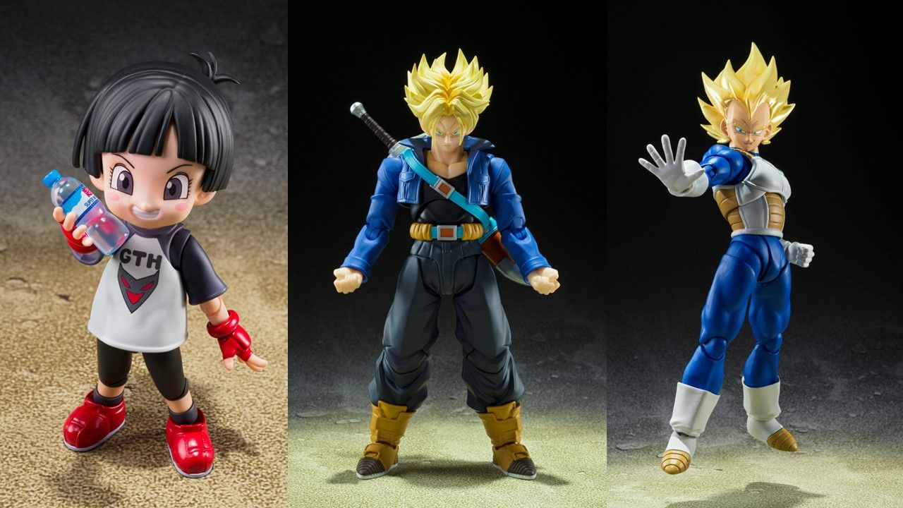 S.H.Figuartsシリーズに「スーパーサイヤ人トランクス」「スーパーサイヤ人ベジータ」「パン」登場!