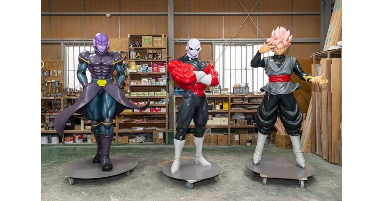 【後編】『ドラゴンボール超』の立像制作現場に直撃!ゴクウブラック・ジレン・ヒットの立像ができるまで!!