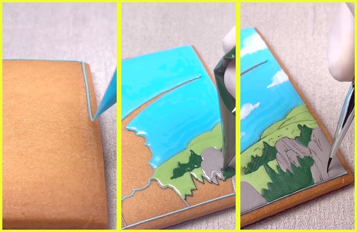 ドラゴンボールの名シーンを、アイシングクッキーで再現してみた!