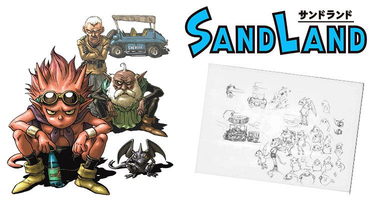『SAND LAND 完全版』が発売決定!!鳥山明先生によるラフスケッチなど秘蔵資料が満載!!