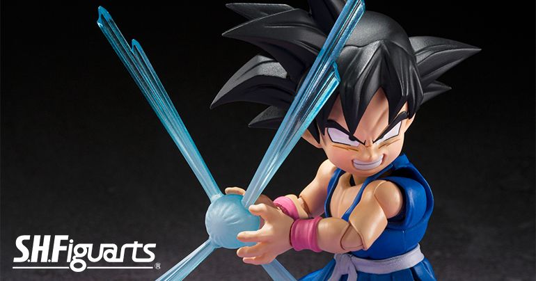究極ドラゴンボールにより小さくなった姿の「孫悟空-GT-」がS.H.Figuartsに登場!