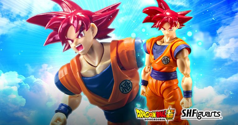 NYCCで世界初展示「S.H.Figuarts スーパーサイヤ人ゴッド孫悟空‐正しき心がもたらすサイヤ人の神‐」