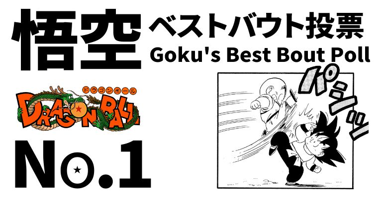 【No.1】「悟空の日」記念企画「悟空ベストバウト投票」!【其ノ一~第21回天下一武道会】