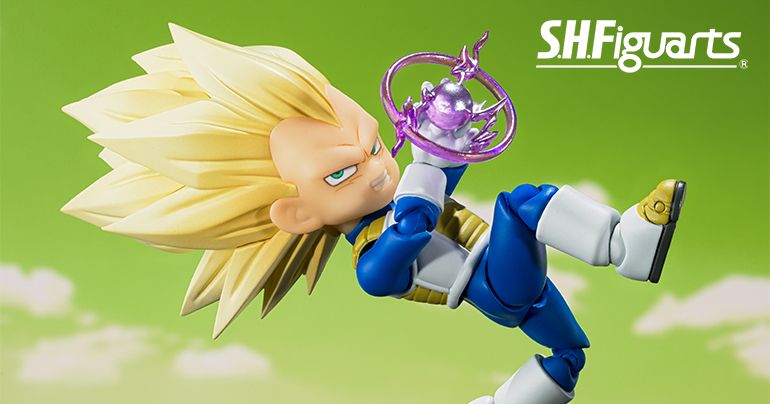 『ドラゴンボールDAIMA』より「スーパーサイヤ人３ベジータ（ミニ）」がS.H.Figuartsに登場！