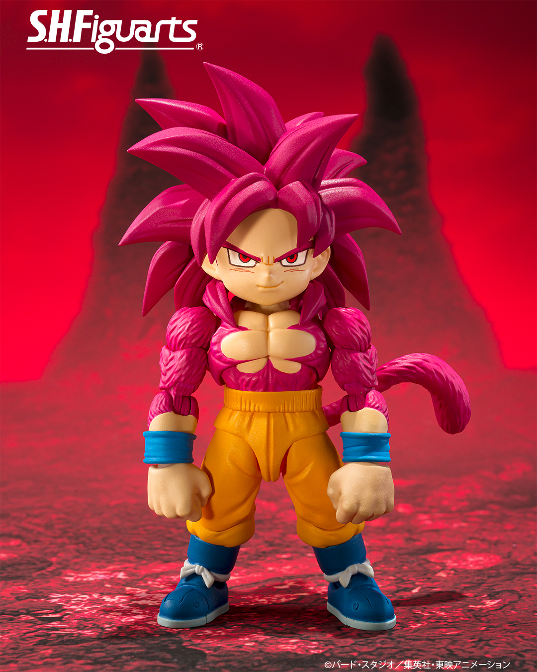 S.H.Figuartsスーパーサイヤ人4孫悟空（ミニ）-DAIMA-が商品化決定 