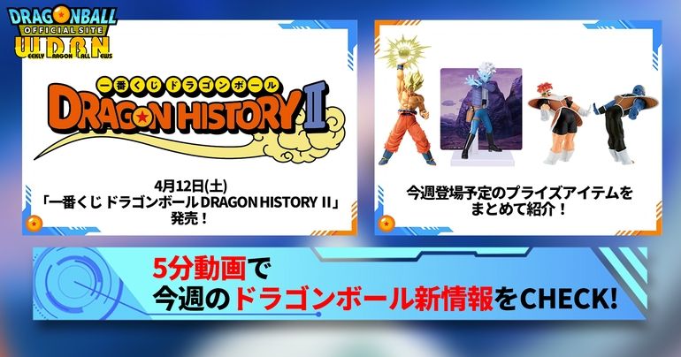 【4月7日(月)】「Weekly Dragonball News」配信!