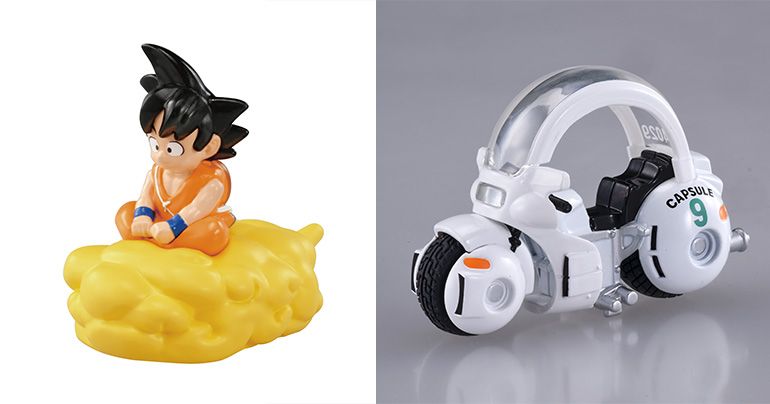 トミカと『ドラゴンボール』が夢のコラボ!「孫悟空の筋斗雲」と「ブルマのカプセルNo.9バイク」が発売開始!!