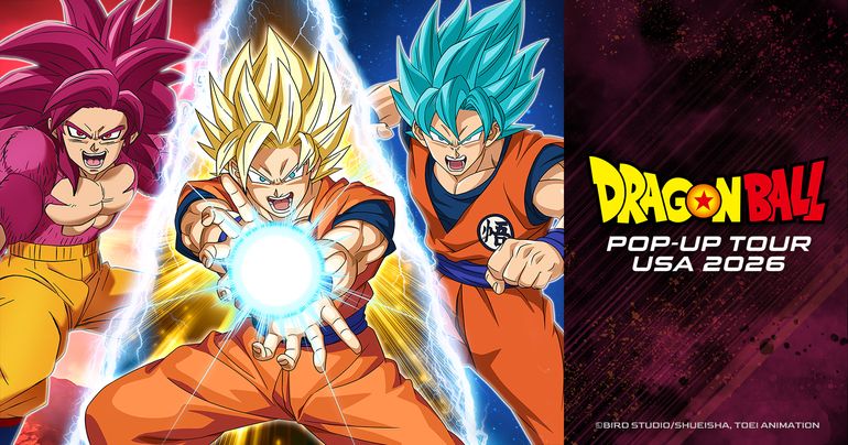 「DRAGON BALL POP-UP TOUR USA 2026」が来年2月開催決定!