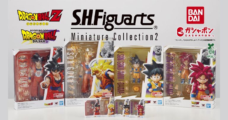 「ドラゴンボール S.H.Figuarts Miniature Collection2」がガシャポン®自販機シリーズにて順次登場開始!!